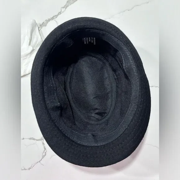 Vintage Women's Black Lace And Jewels Beads Top Hat Embellished Bucket One Size - Picture 3 of 8